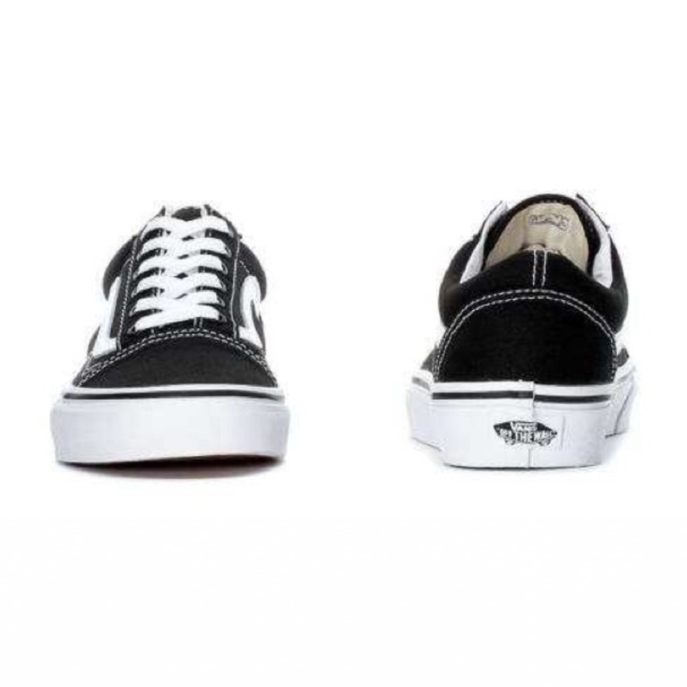 VANS OLD SKOOL YOUTH GS KIDS BLACKS WHITES - Picture 3 of 3